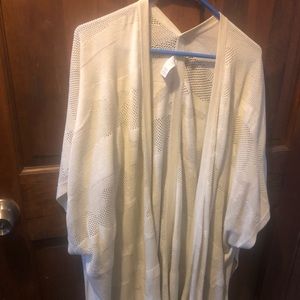 Lululemon cream knit wrap